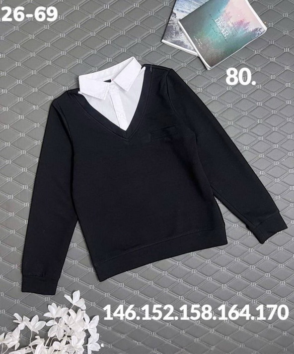 Джемпер 80 черный