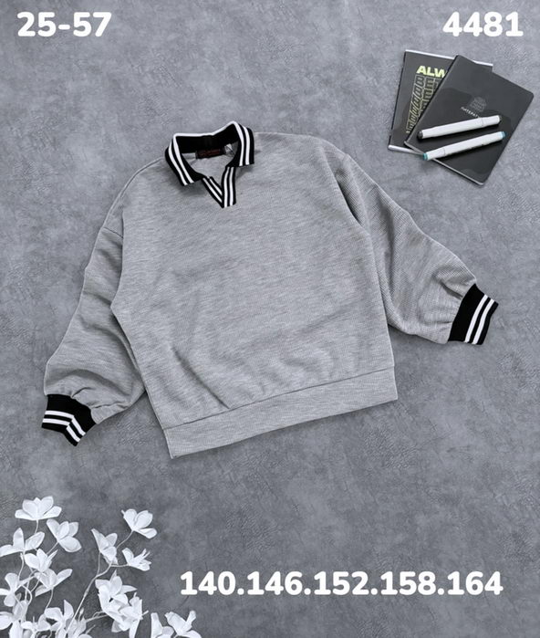 Джемпер 4481 серый