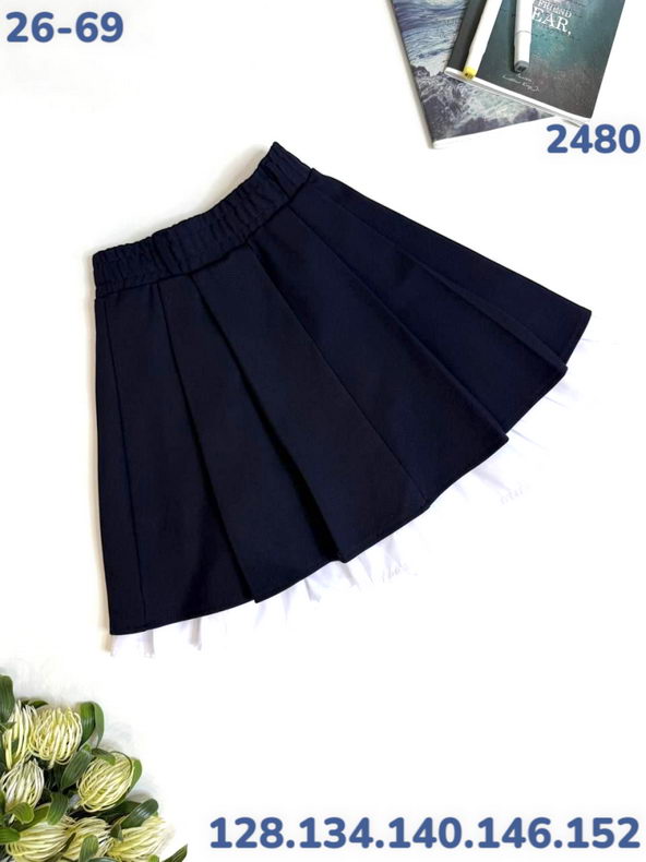 Юбка 2480 синий