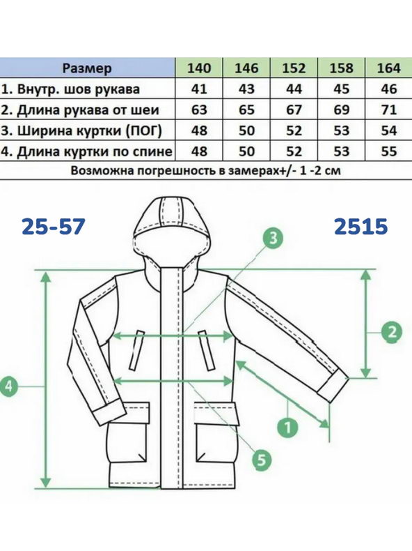 Куртка 2515 коричневый