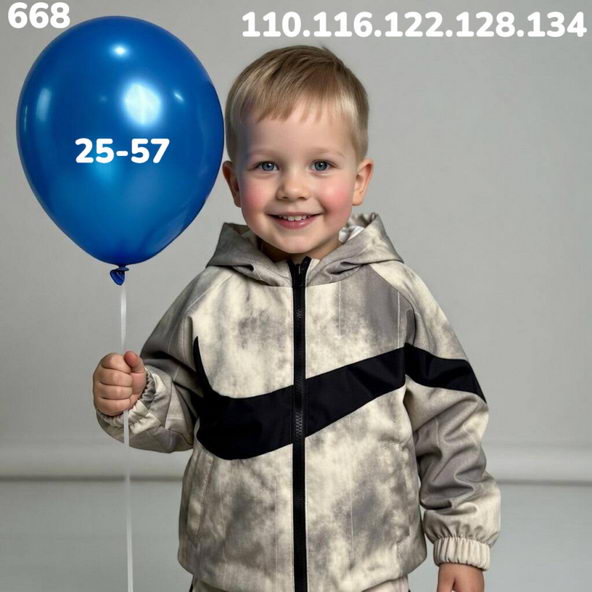Ветровка 668 бежевый