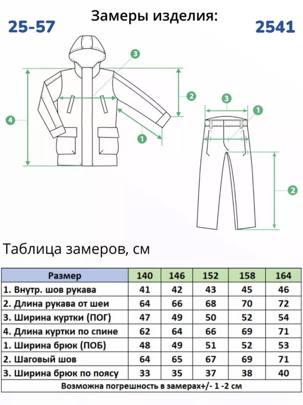 Костюм 2541 серый